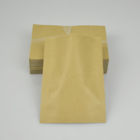 Plain Brown Kraft سفارشی کیسه های کاغذی برای بسته بندی مواد غذایی