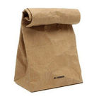 سفارشی کیسه های کاغذی کرافت کاغذ بسته بندی مواد غذایی، کیسه کاغذ ساده قهوه ای