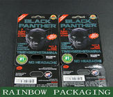بسته بندی قرص های جنسی Black Mambar بسته های کارت تاول سیاه پلنگ ساخته شده به صورت سفارشی