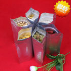 سفارشی کیسه های Mylar Ziplock کیسه قرمز Mylar با اندازه پایه برای بسته بندی بسته بندی مواد غذایی