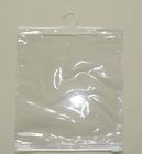 شفاف پلاستیک T - پیراهن کیف بسته بندی لباس با زیپ و قلاب کشویی