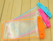 تلفن 5.5 اینچ Pvc کیسه ضد آب برای آیفون 6S 6 Plus، Pink / Oranne / Blue