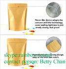 تبلیغاتی کیسه های کاغذی Brown Kraft با پنجره / Doypack کیسه های چای داغ قابل انعطاف