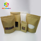 کیسه های سفارشی قلع Tie Coffee قابل تعویض Kraft / 3 کیسه مهر و موم