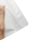 کیسه های پایه زیپ فویل آلومینیومی بسته بندی پلاستیکی خوراکی برای پودر پروتئین شیرینی اسنک