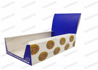 جعبه نمایش کاغذی بسته بندی محصولات غذایی با چاپ دو طرفه مات شینی