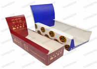 جعبه نمایش کاغذی بسته بندی محصولات غذایی با چاپ دو طرفه مات شینی