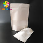 کیسه بیرونی کیسه کاغذ سفید کیسه ای بسته بندی کیسه ای بسته بندی زیپ برای پودر پروتئین شیر