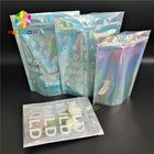 برچسب برچسب فلزی برچسب هولوگرام فویل کیسه های بسته بندی خود چسب برای خوراکی Glitter / Shimmer