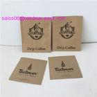 PE پوشش داده شده Ziplock کیسه های بسته بندی کاغذ کیسه های کیسه کیسه های سفارشی کیسه های کرافت برای قهوه / چای / اسنک