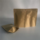 بسته بندی کیسه کاغذی کرافت مواد غذایی کالیبراسیون با استفاده از زیپ مهر و موم خوب