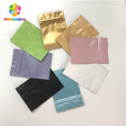 بسته بندی کیسه های آلومینیوم فویل کامل رنگ Ziplock Flat 3 Side Sealed Bags