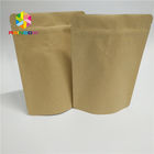 کاغذ کرافت سفارشی چاپ بسته بندی بسته بندی کیسه های برای دانه های قهوه 1kg 500g