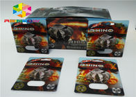 3D Effect دیوانه Rhino 69 Rhino 7 کپسول قرص های جنسی قرص جعبه بسته بندی قرص جعبه و کارت قرص 3d / جعبه