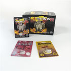 کارت های 3D Plastic Blister Packaging Rhino 100k 150k 200k Package for Male Enhancement