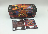 Rhino 69 3D بسته بندی کارت قرص کپسول قرص رنگ سفارشی با کاغذ جعبه کاغذ