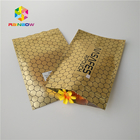 کیسه های پلاستیکی براق Ziplock مات بسته بندی بسته بندی فویل فلزی طلای Cbd Kratom