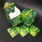چاپ دیجیتال بسته بندی بخور دادن گیاهی CBD کیسه آب نبات Gummies طبیعی آدامس طبیعی گیاهی