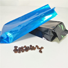 بسته های کیسه های چای جانبی فویل آلومینیومی بسته بندی کیسه قهوه مهر و موم گرما با شیر