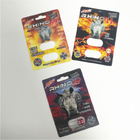کارتهای بسته بندی کپسول کپسول Rhino Pill Display Box جعبه تقویت عملکرد جنسی مردان