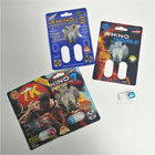 عملکرد جنسی مردان تقویت کننده قرص بسته بندی بسته بندی کارتهای سه بعدی Rhino Container