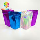 کیسه های پلاستیکی مویی آرایشی بسته بندی کیسه قابل استفاده مجدد Mylar Ziplock