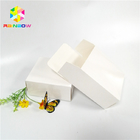جعبه های بسته بندی مقوایی با رنگ سفید انواع مختلفی از لوگوی Fleixble سفارشی