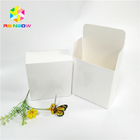 جعبه های بسته بندی مقوایی با رنگ سفید انواع مختلفی از لوگوی Fleixble سفارشی