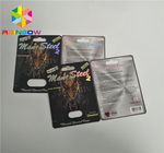 جعبه نمایشگر بسته بندی پلاستیکی تاول 3D کارت Rhino Blister برای قرص های جنسی کپسول