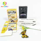 براق و براق آرم طراحی نصب شده جعبه کاغذ چاپ کارت جعبه هدیه لوازم آرایشی و بسته بندی مژه جعبه کارت بسته بندی