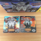 کارت های 3D کارتهای کپسول بسته بندی تاول در عملکرد جنسی Rhino 69 Eco - Friendly
