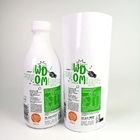 برچسب های بسته بندی گرمای پلاستیکی PET / PVC رنگ سفارشی بطری شیشه ای CMYK