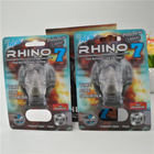 بسته بندی کارتهای تاول زده شده کارت قرص مردانه 12 میلی متر Cap Rhino Male