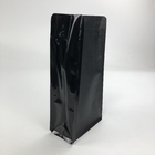 فویل آلومینیومی مات سیاه سفارشی چاپ شده 250 گرم 1 کیلوگرم 12 اونس با کیسه قهوه پایین تخت Ziplock