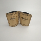 Stand Up Ziplock Mylar Packaging Bag Bag کافی شاپ تولید کنندگان کاغذ قهوه ای 12oz کیسه های قهوه با شیر