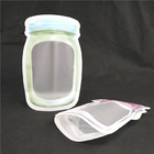 کیسه پلاستیکی ایستاده مخصوص شکل قابل استفاده مجدد برای آب میوه مایع ژله شیر