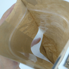 کیسه های کاغذی سفارشی مواد غذایی قابل تجزیه زیست تخریب پذیر و کیسه کاغذی کرافت با پنجره روشن