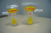 بسته بندی کیسه های شیب دار زرد پاک کردن قابل استفاده برای بسته بندی مایع
