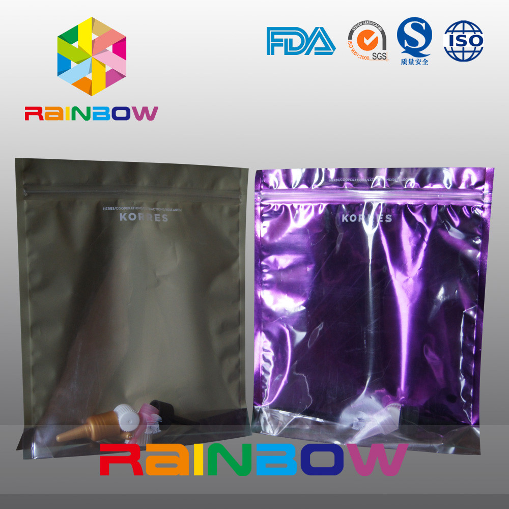 بسته بندی لوازم آرایشی و بهداشتی پلاستیکی کیسه ای، PA / PE لوازم بسته بندی بسته بندی کیسه ای شفاف