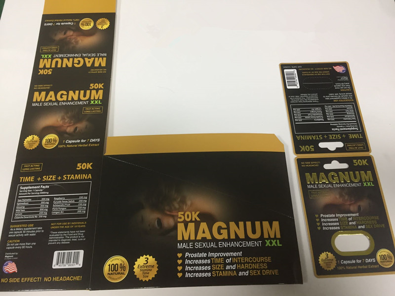 کارت های سفارشی Magnum Paper Papaer جعبه های بسته بندی کپسول قرص