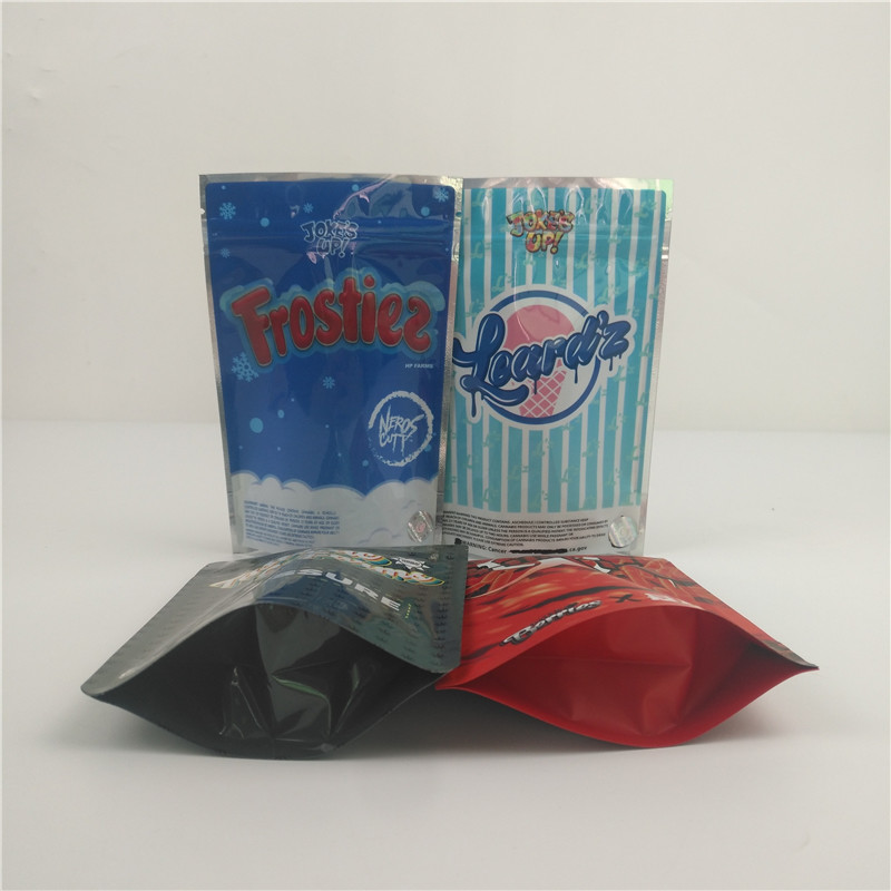 3.5 گرم کیسه های چسبناک و بسته بندی شده کیسه پلاستیکی پلاستیکی و پلاستیکی