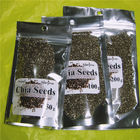 بسته بندی مد روزانه بسته بندی مواد غذایی Ziplock کیسه / کیسه بسته بندی شده Chia دانه
