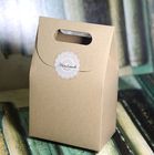 جعبه کاغذ Plain Brown Kraft برای بسته بندی هدیه، چاپ سفارشی