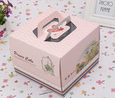 جعبه پینک آبی جعبه تولد کیک بسته بندی جعبه / هدایای سفارشی
