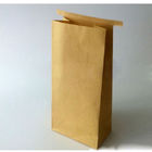 کیسه های بسته بندی چای سفید کیسه های کاغذ سفید کرافت قلع بسته بندی کیف چرم کم پشت با پنجره پاک