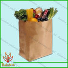 براون کرافت کیسه کاغذ سفارشی قابل بازیافت دوام برای میوه