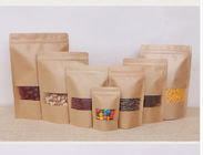 مقاومت بالا در برابر فشار قهوه برای دانه های قهوه کیسه مقاله کرافت با پنجره پاک