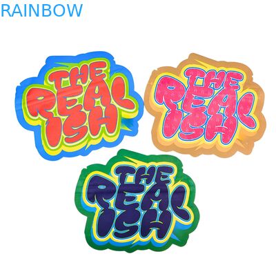 3.5 گرم 7 گرم 14 گرم کیسه زیپ‌لاک مایلار خوراکی ضد کودک فویل آلومینیومی برای کوکی‌ها و آدامس