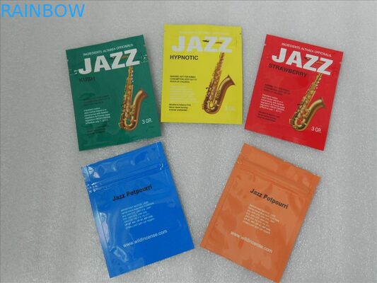 PET / VMPET / PE کیسه بسته بندی عود کننده گیاهی با چاپ CMRK یا Pantone