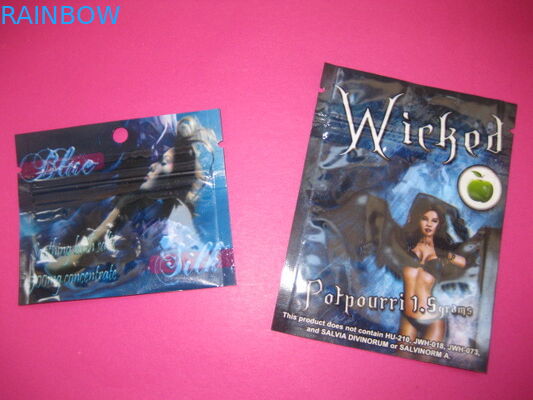 100 میکرون PET / VMPET / PE بسته بندی عود کننده گیاهی برای عود کننده گیاهی